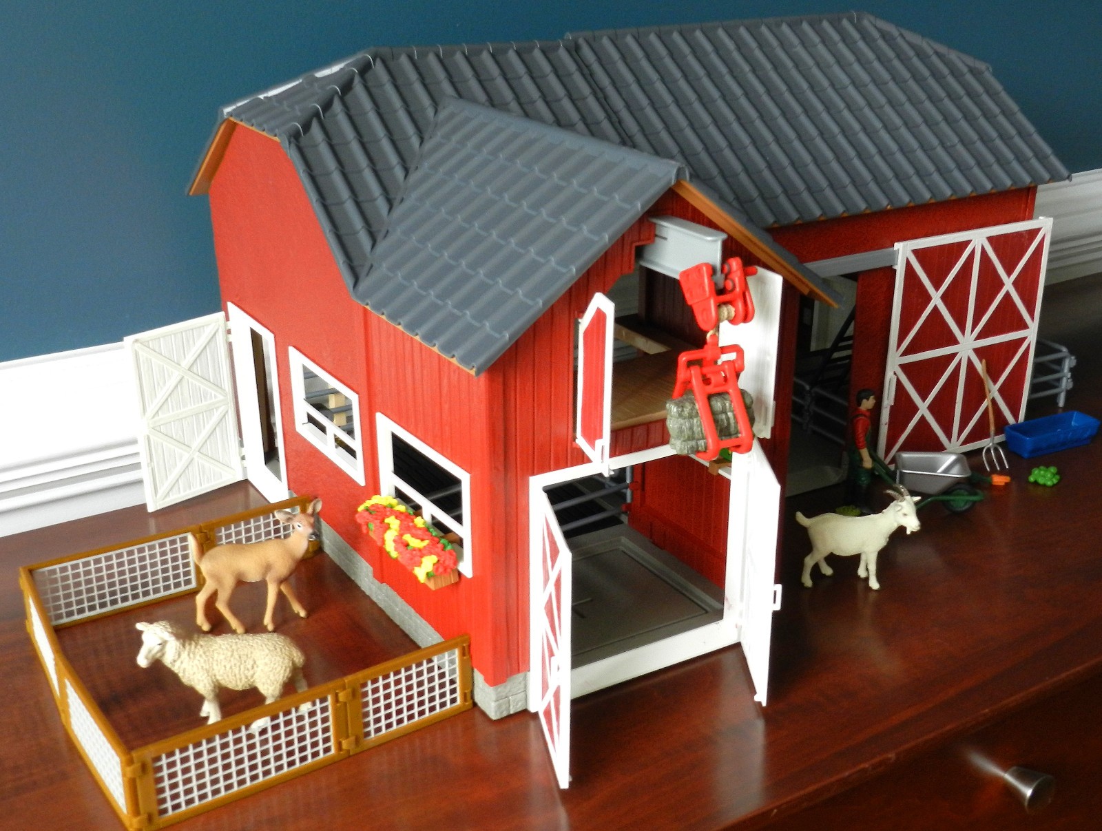 Schleich 'Farm World' Large Horse Stable Playset #72102 Pferdehof Barn - READ Schleich 'Farm World' Large Horse Stable Playset #72102 Pferdehof Barn - READ
