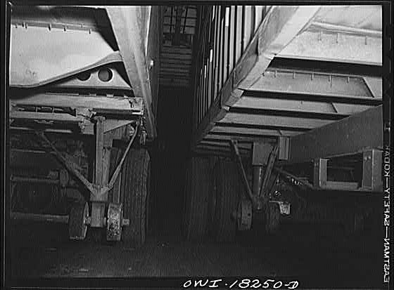 Photo:Pennsville New Jersey Delaware Ferry Trucks 1900s Underdeck View