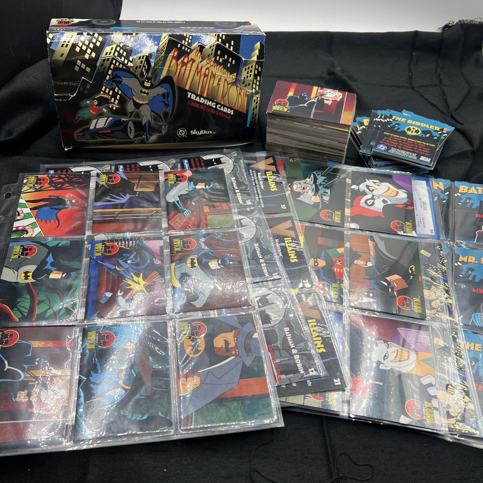 1995 Skybox The Adventures of Batman & Robin Box & POP UP Complete SET +Extras 1995 Skybox The Adventures of Batman & Robin Box & POP UP Complete SET +Extras