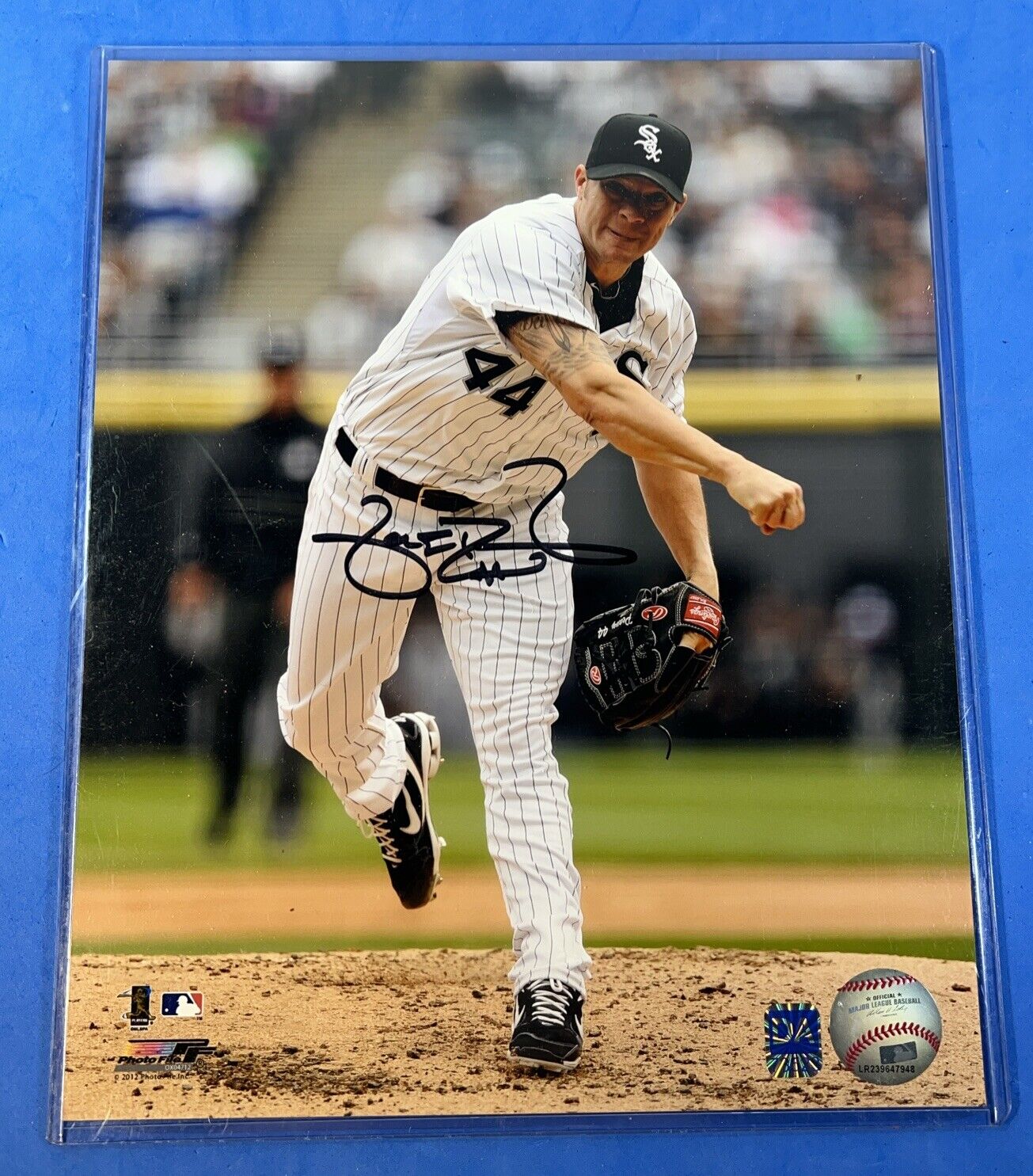 Jake Peavy Chicago White Sox Signed 8x10 COA Dave & Adam’s Pitching Triple Crown
