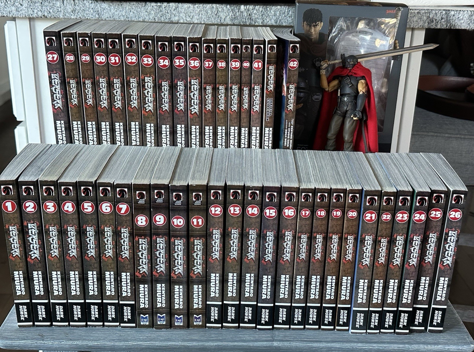 Berserk Manga COMPLETE Vols. 1-42 (plus Guide) & Bonus Figma 501 Guts Figurine Berserk Manga COMPLETE Vols. 1-42 (plus Guide) & Bonus Figma 501 Guts Figurine