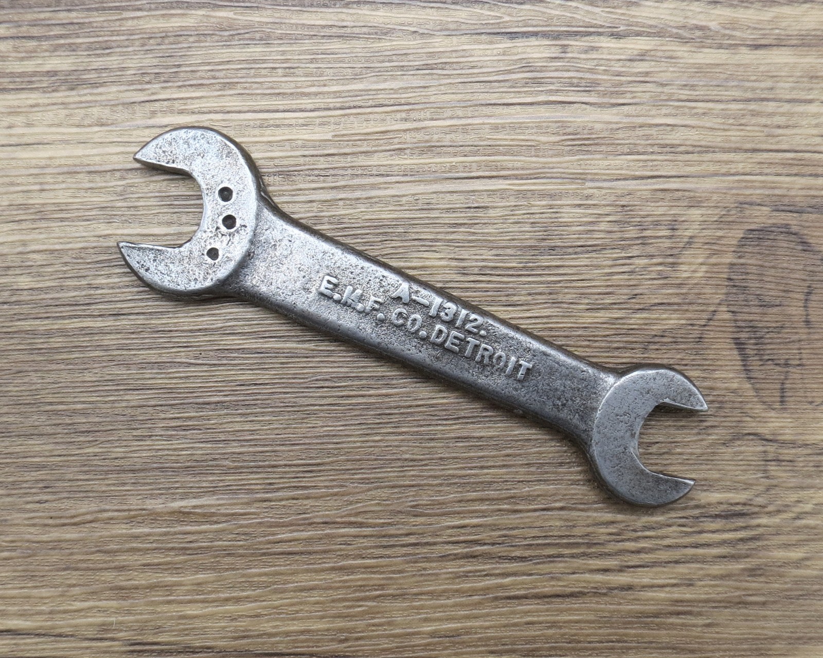 Rare Antique E.M.F. Co., Detroit Veteran Motor Car Spanner/Wrench. 1909-1912 EMF
