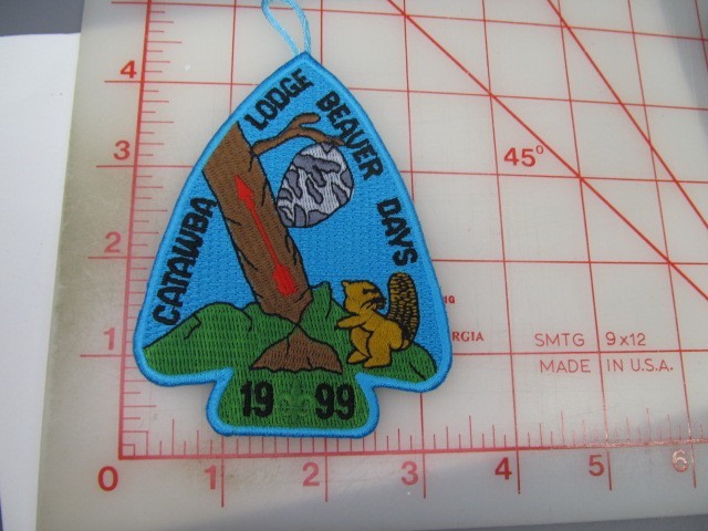 OA Lodge 459 CATAWBA collectible 1999 Beaver Days patch (b27) OA Lodge 459 CATAWBA collectible 1999 Beaver Days patch (b27)