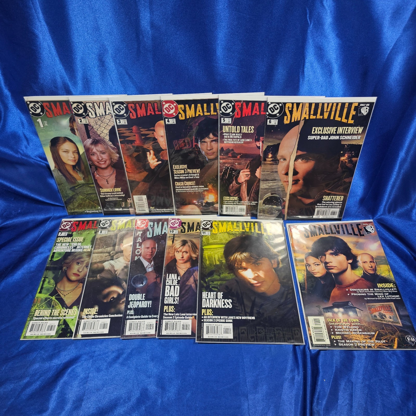 Smallville #1-11 + Special Complete Set Based On TV Show 2003/2004 DC Comics Smallville #1-11 + Special Complete Set Based On TV Show 2003/2004 DC Comics