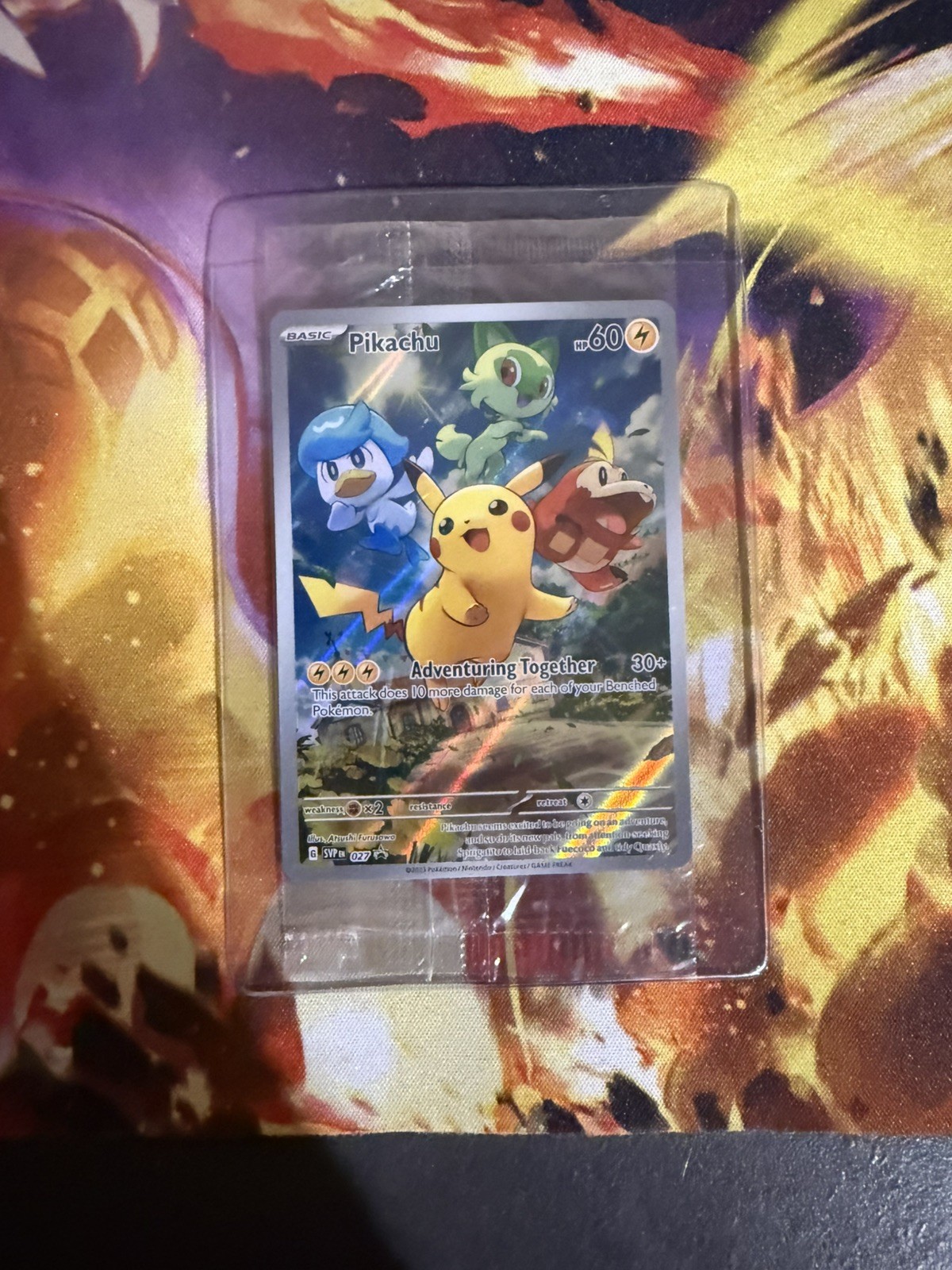 Pokémon TCG Pikachu Promo SVP 027 New And Sealed Pokémon TCG Pikachu Promo SVP 027 New And Sealed