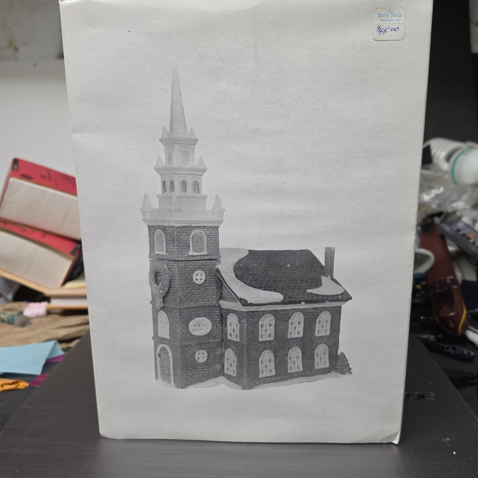 Beautiful Department 56 New England Village Old North Church w/ box n2 Beautiful Department 56 New England Village Old North Church w/ box n2