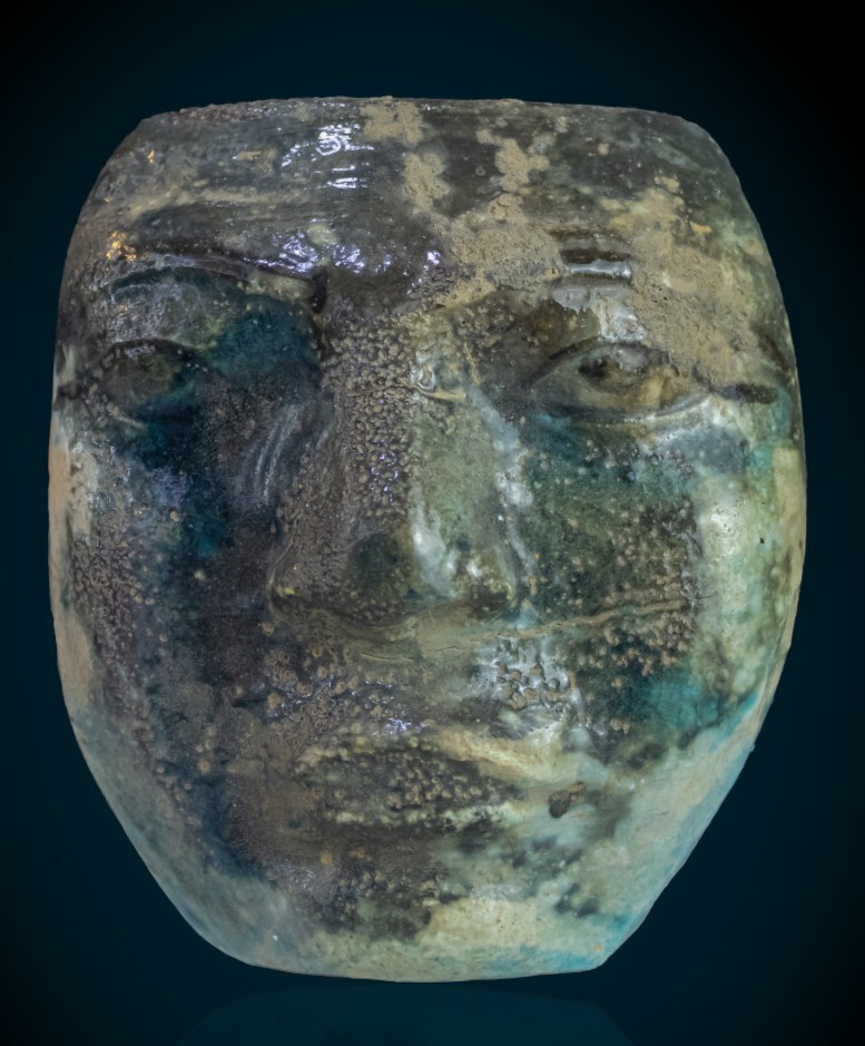 Authentic Ancient Egyptian Antiques Rare Funerary Mask Artifact Figure BC