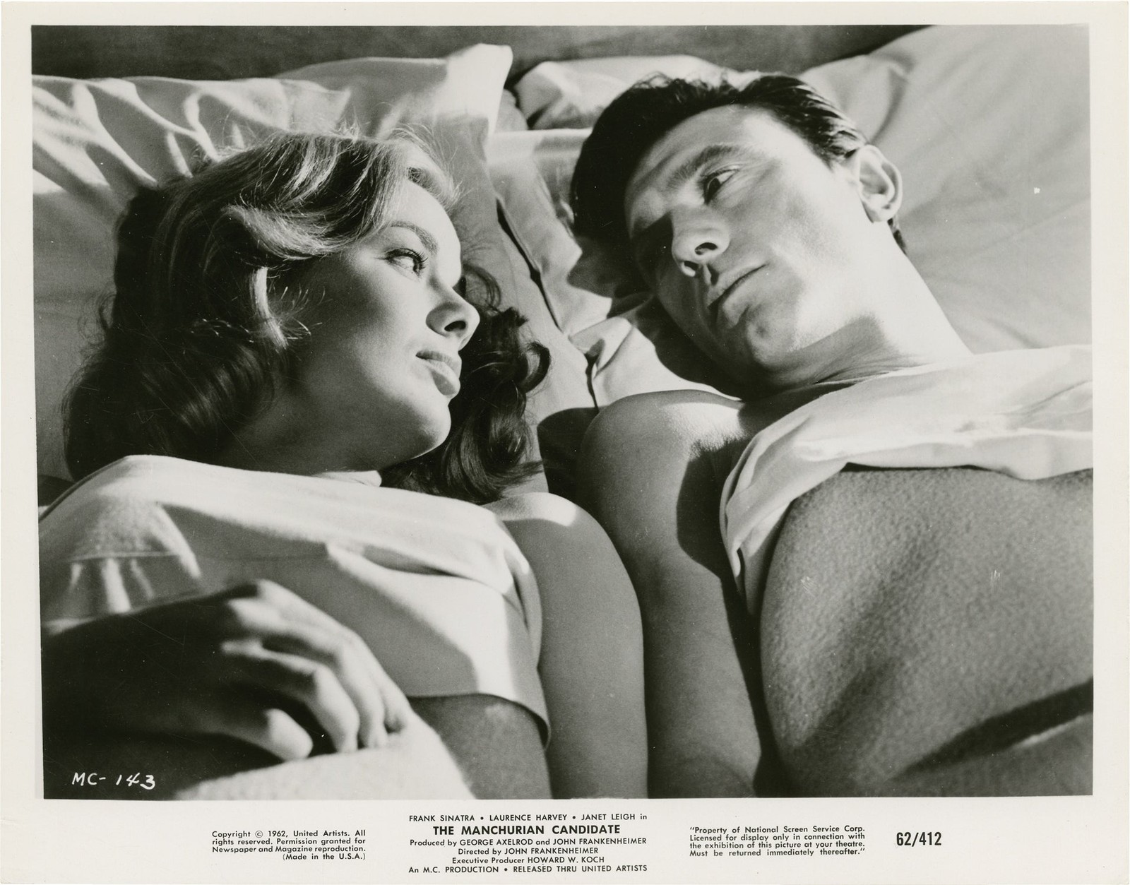 John Frankenheimer MANCHURIAN CANDIDATE Two original photographs from #143142
