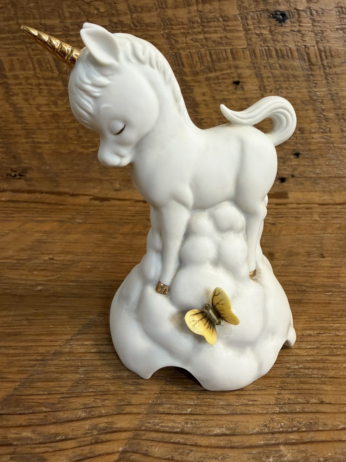 Vtg 1983 Enesco Porcelain Unicorn F-8838 Musical Figurine Vtg 1983 Enesco Porcelain Unicorn F-8838 Musical Figurine