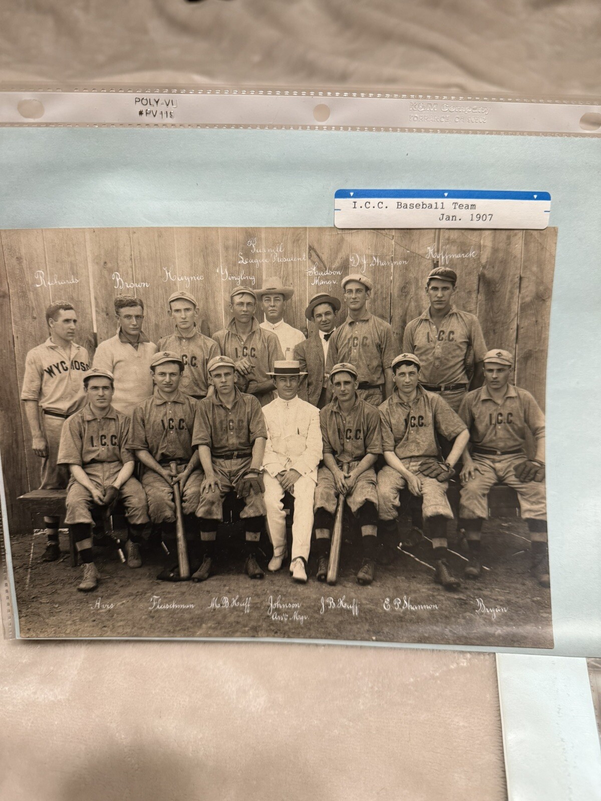 I.C.C. Baseball Team 1907 Panama Canal Isthmian League RARE HTF I.C.C. Baseball Team 1907 Panama Canal Isthmian League RARE HTF