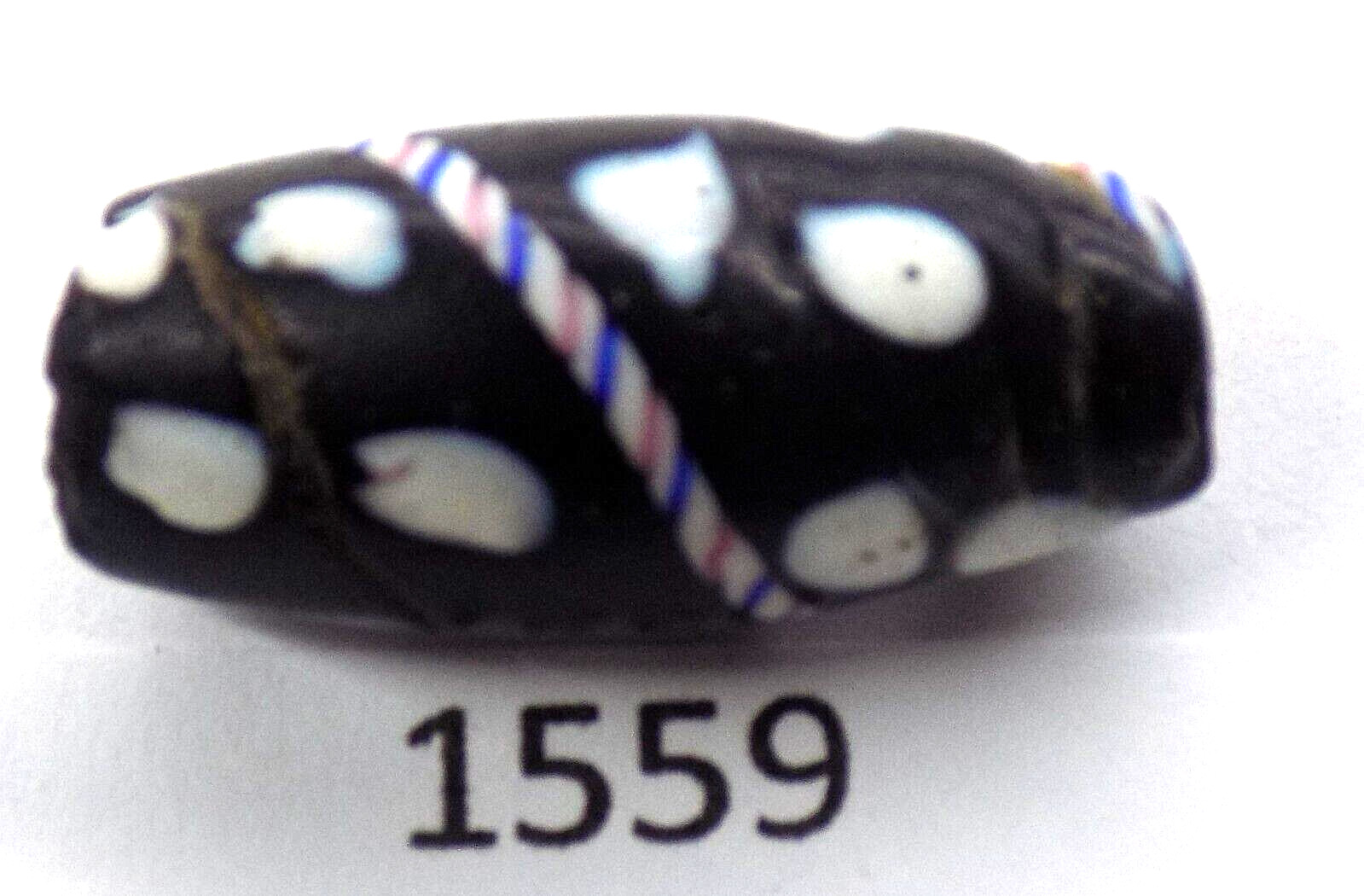 Antique Venetian Lewis & Clark Bead Original African Trade Venetian W14 #1559 Antique Venetian Lewis & Clark Bead Original African Trade Venetian W14 #1559