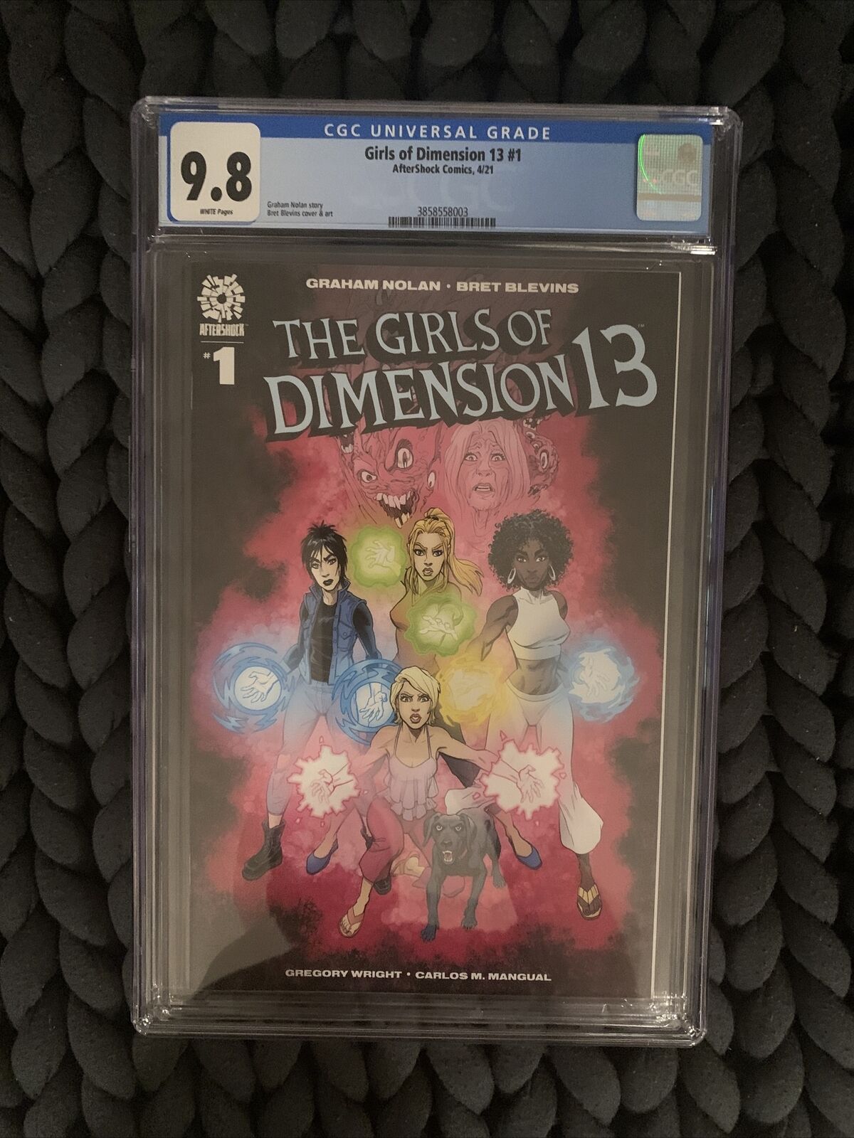Girls of Dimension 13 #1 CGC 9.8 Aftershock Comics 4/21 Bret Blevins Cover & Art