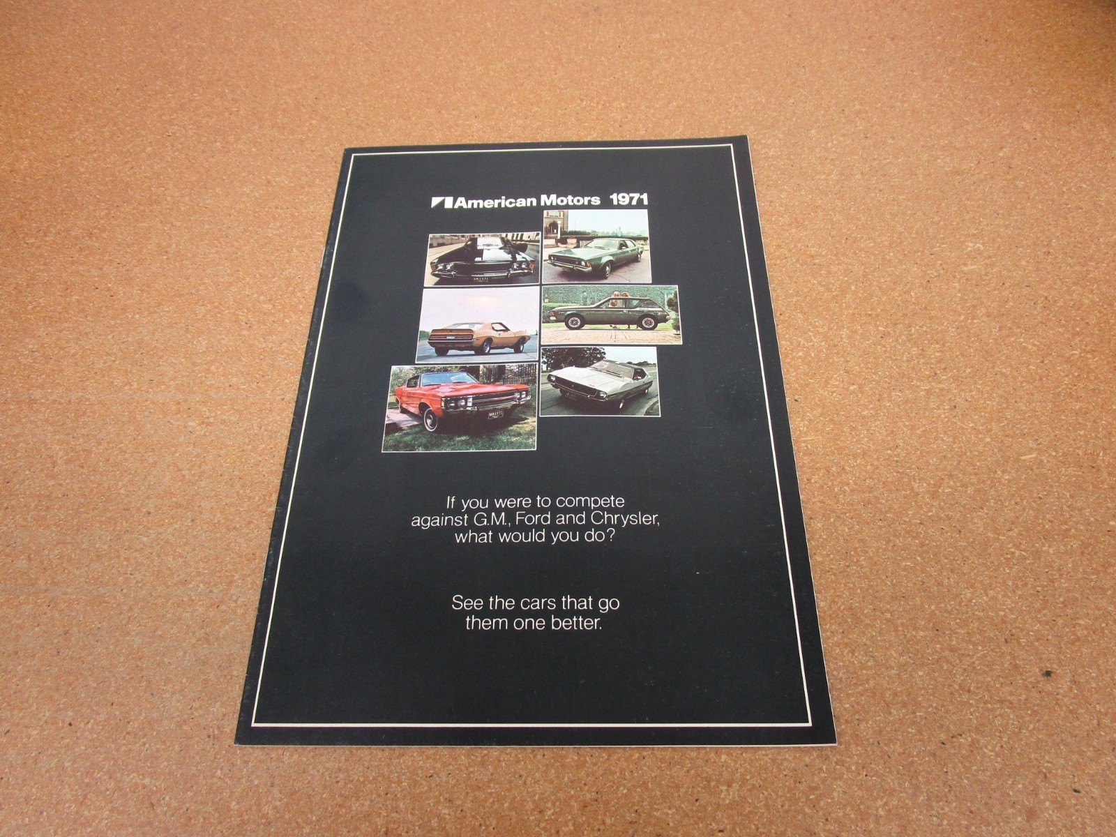 1971 American Motors AMC sales brochure Gremlin Javelin AMX Hornet Matador 24pg