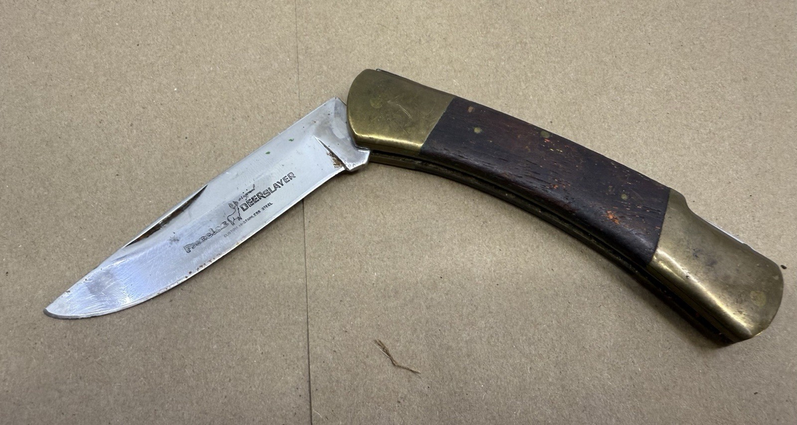 Vintage Precise Deer Slayer Foldable Pocket Knife 4\ Vintage Precise Deer Slayer Foldable Pocket Knife 4\