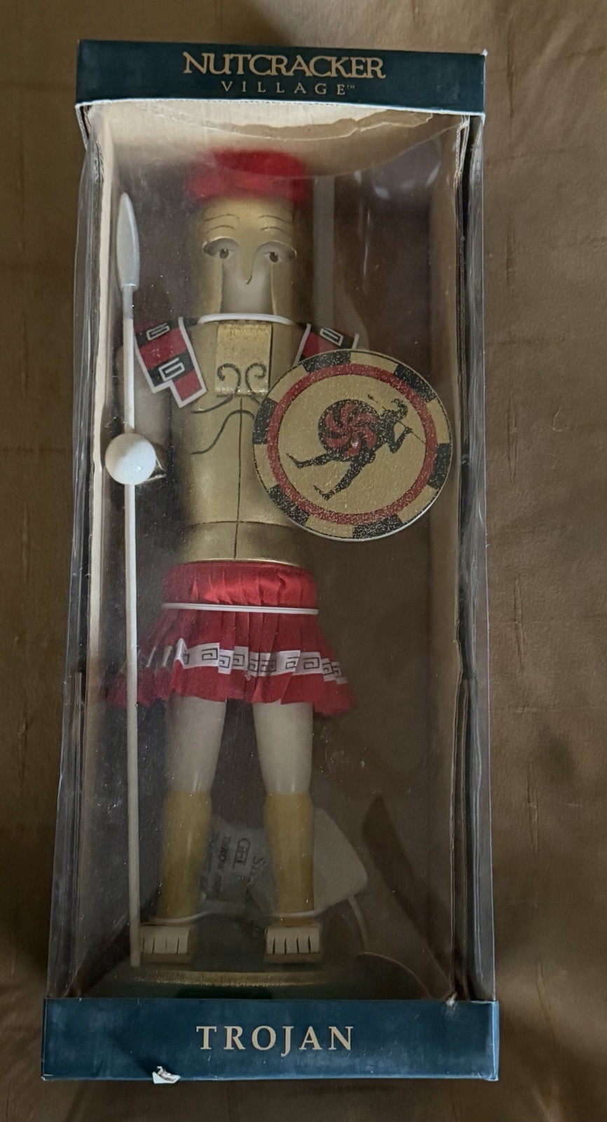 Nutcracker Village 1999 Trojan Warrior - Never Removed From Box  Vintage