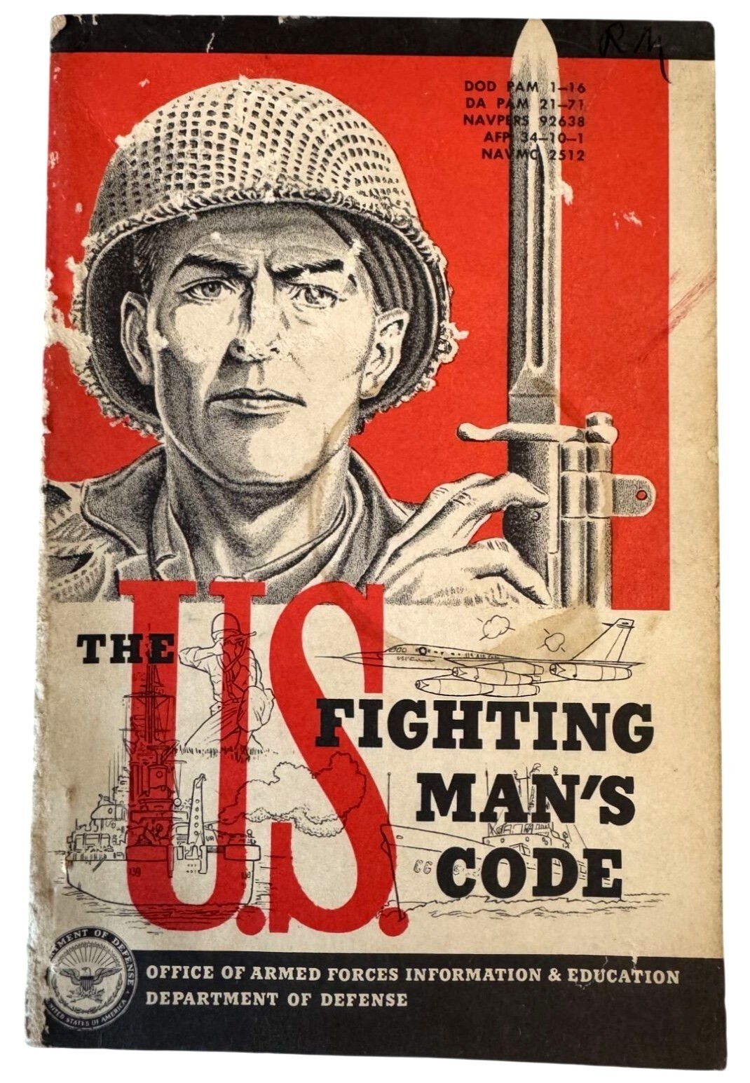 The U.S. Fighting Man\'s Code 1959 | Vintage DOD Pamphlet Code of Conduct