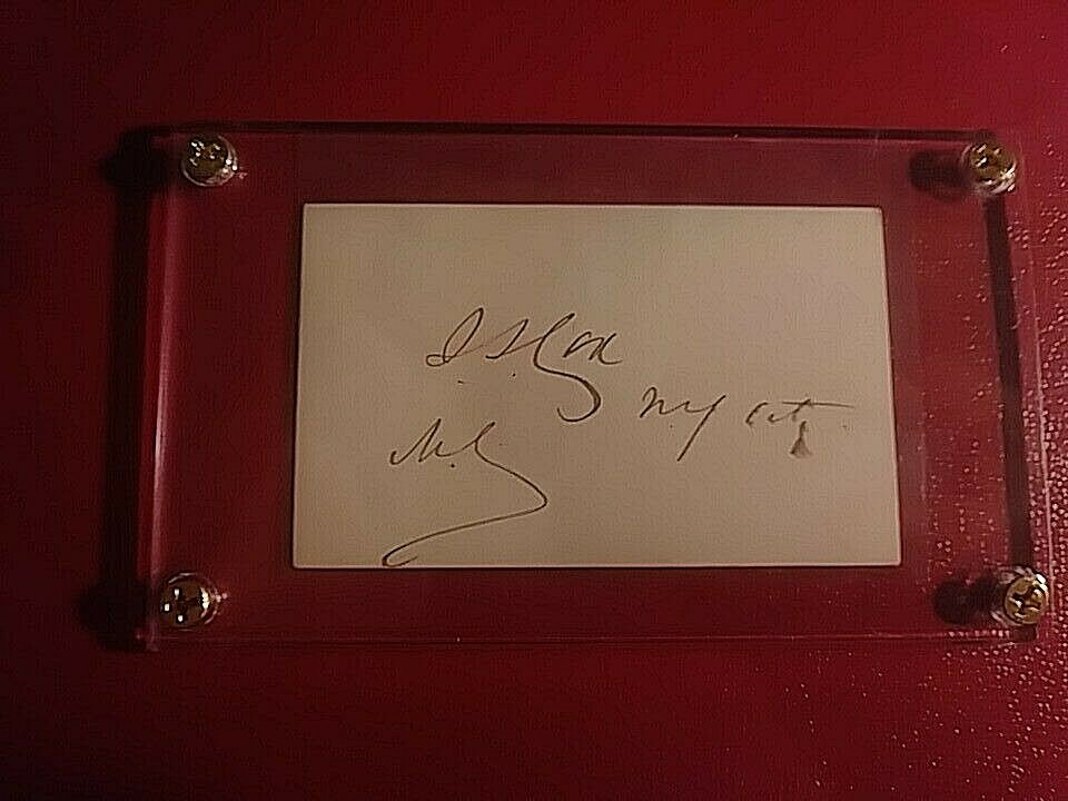 Samuel S Cox (1824-1889) Ambassador US Congressman Autograph Signature New York, Samuel S Cox (1824-1889) Ambassador US Congressman Autograph Signature New York,