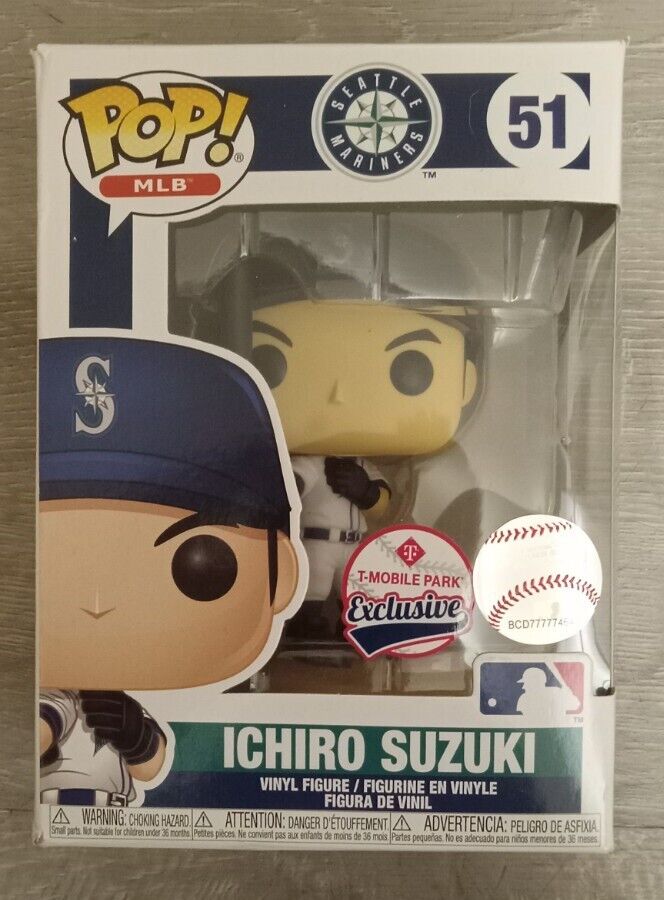 Ichiro Suzuki #51 Funko Pop Vinyl MLB Seattle Mariners T-Mobile Exclusive SGA