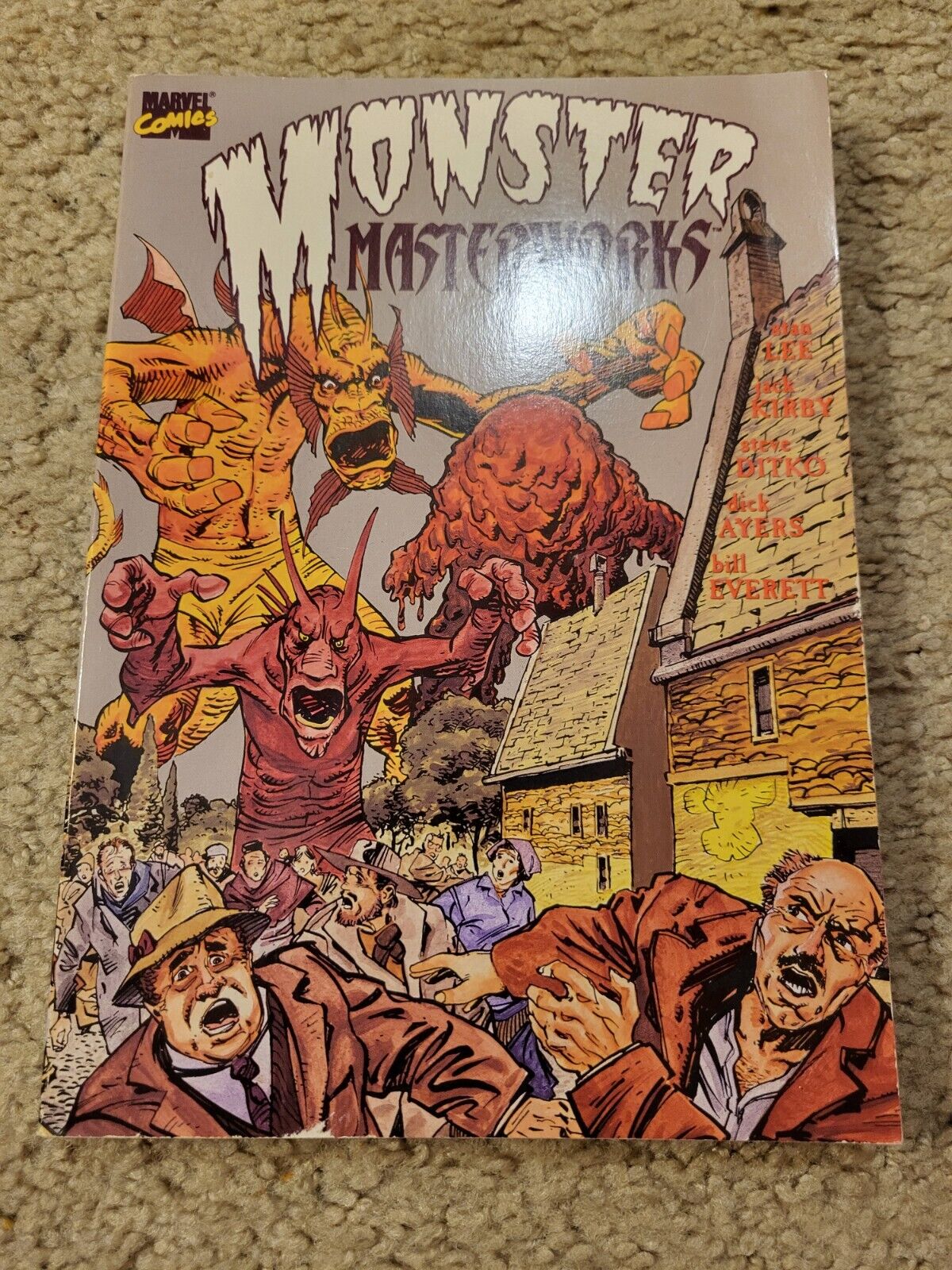 MONSTER MASTERWORKS Stan Lee Jack Kirby Steve Ditko Paperback Marvel Comics 1990