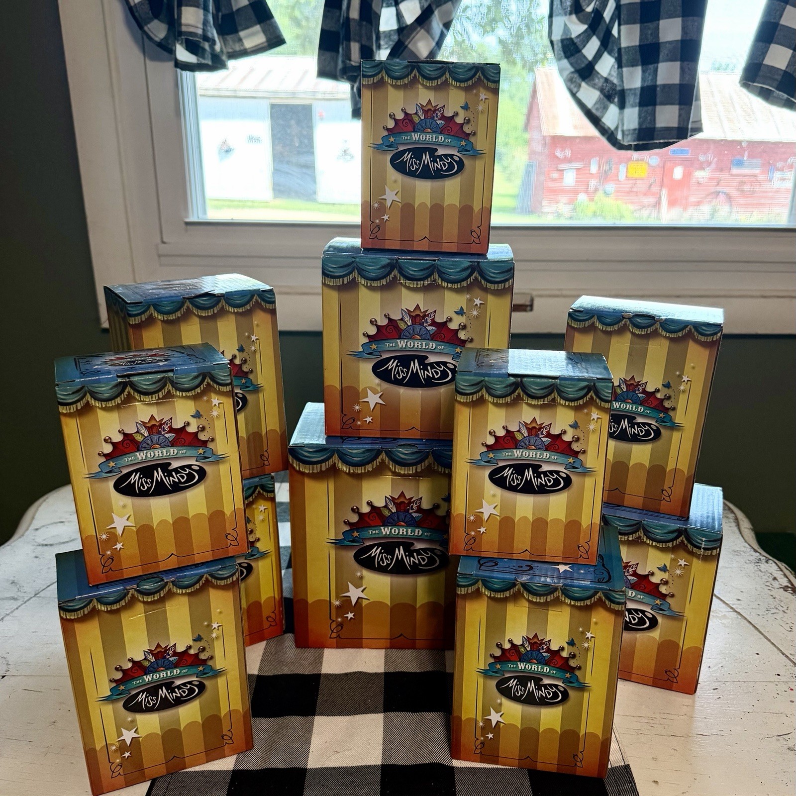 The World Of Miss Mindy Enesco Large Collection All New In Box Lot Of 7