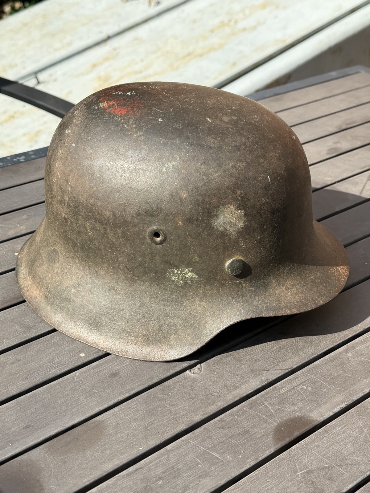 WW2 GERMAN HELMET NO DECAL M42 WW2 GERMAN HELMET NO DECAL M42