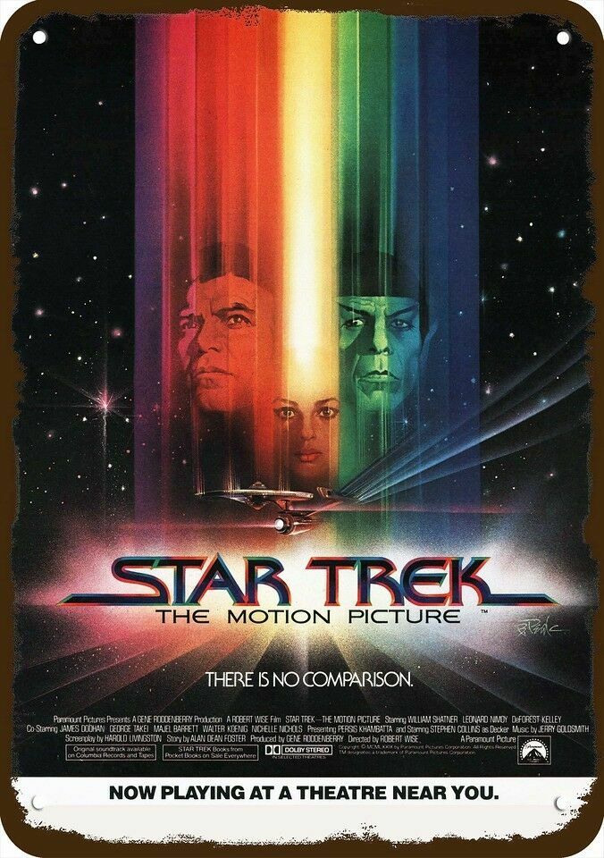 1979 STAR TREK THE MOTION PICTURE Vintage-Look **DECORATIVE REPLICA METAL SIGN** 1979 STAR TREK THE MOTION PICTURE Vintage-Look **DECORATIVE REPLICA METAL SIGN**