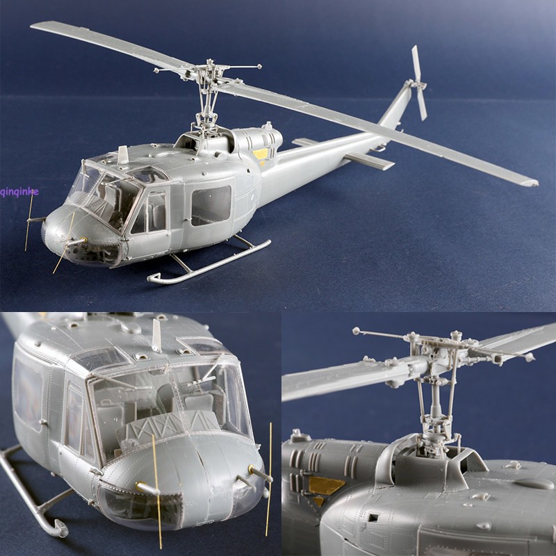 1:35 Scale Uh-1b Iroquois Huey Plastic Model Kit Trumpeter 05111 Unassembled