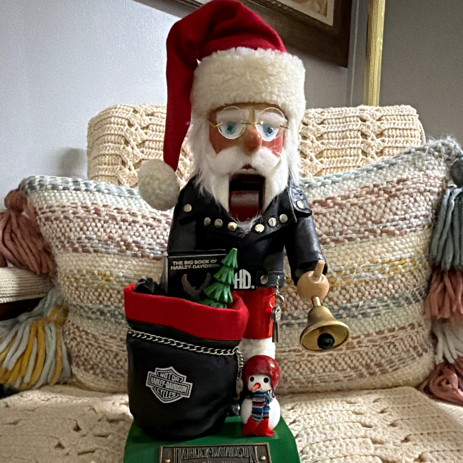 Harley-Davidson Cycle Santa Limited Edition Figurine No. 0566 of 7,500 Harley-Davidson Cycle Santa Limited Edition Figurine No. 0566 of 7,500