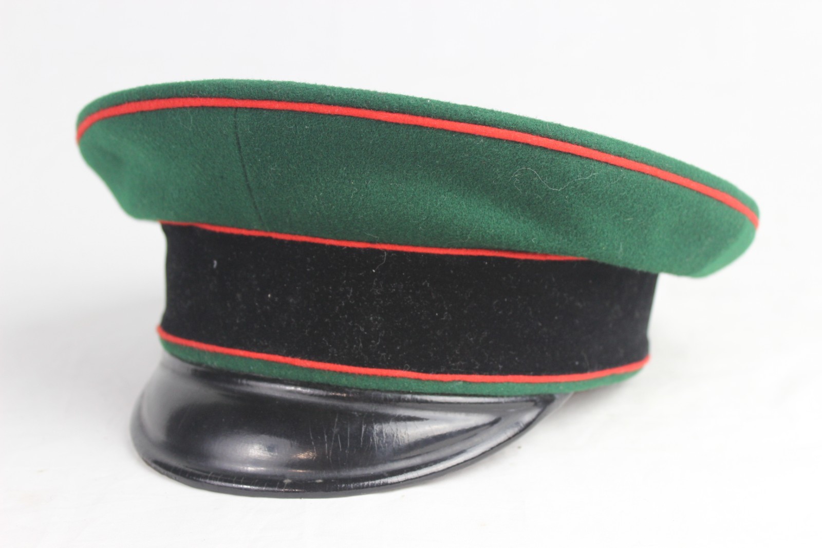 WWII German Third Reich Prison Official Visor Cap Schirmmütze – No Insignia