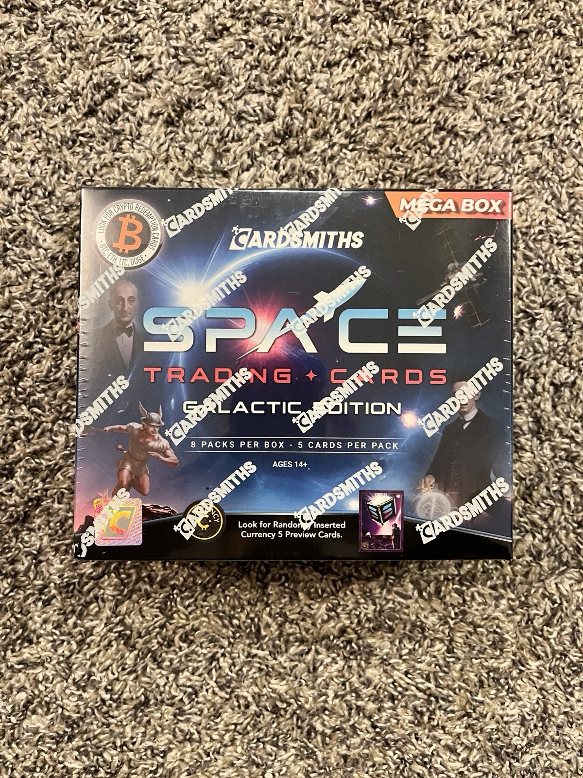 Cardsmiths Space Galactic Edition Trading Cards Mega Box - Factory Sealed Cardsmiths Space Galactic Edition Trading Cards Mega Box - Factory Sealed