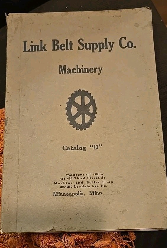 1914 LInk Belt Supply Co Price Guide, Catalog 1914 LInk Belt Supply Co Price Guide, Catalog