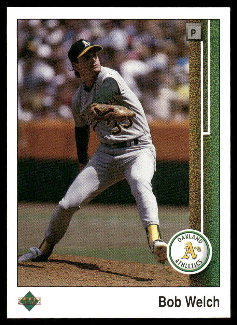 Bob Welch 1989 Upper Deck #191 Oakland Athletics