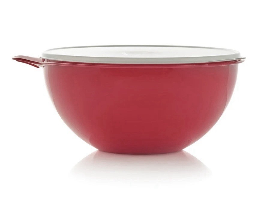 Tupperware 32 Cup 7.8L Thatsa Mixing Bowl Red New