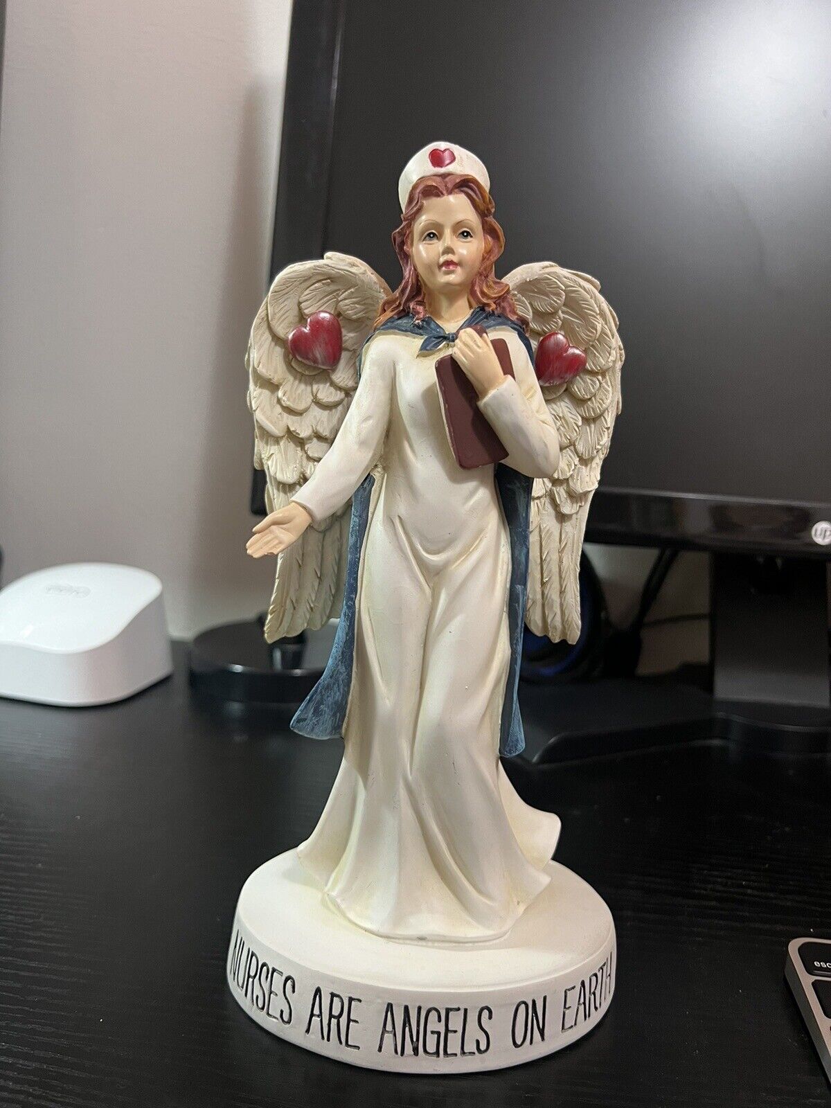 Angel Nurse Figurine Nurses Are Angels On Earth Statue Collectible