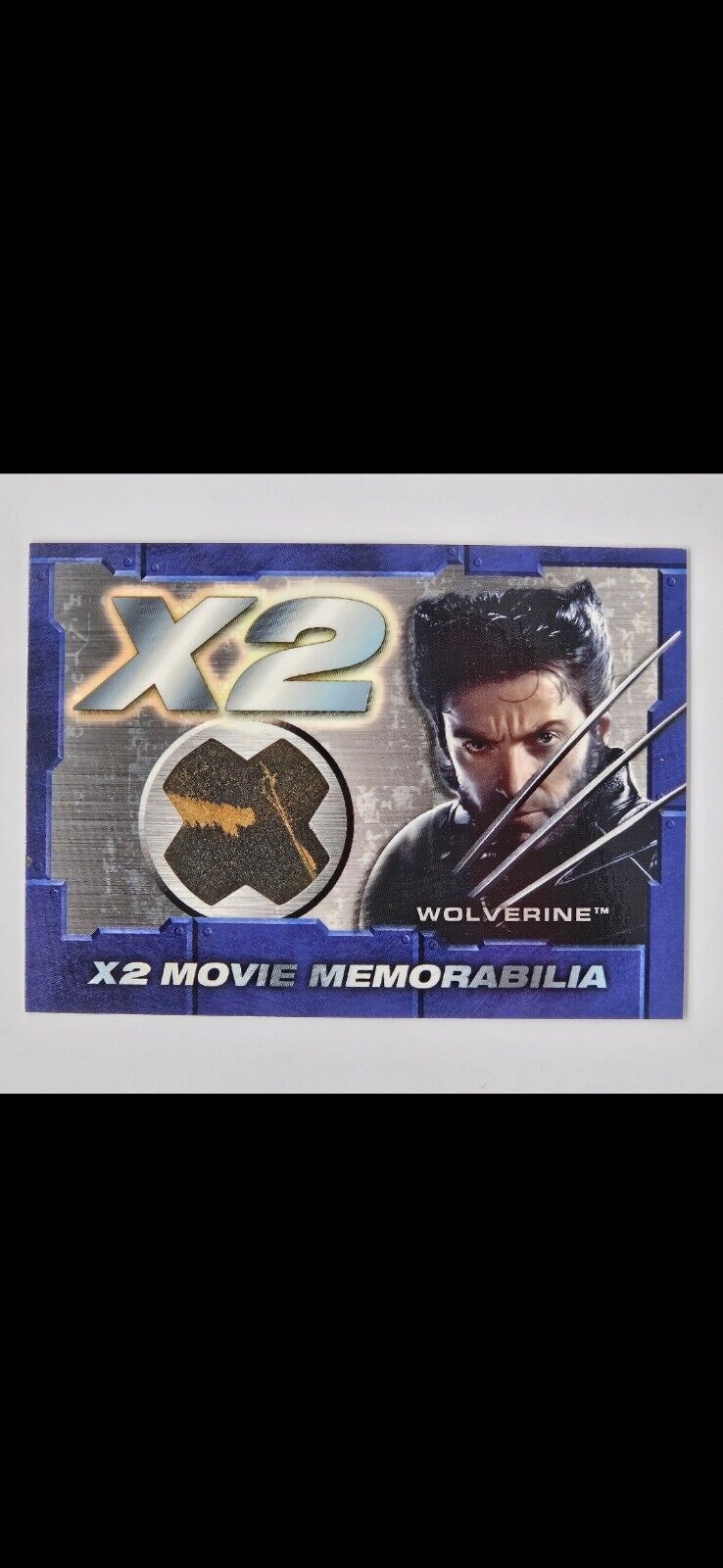 2003 TOPPS X-MEN UNITED X-2 MOVIE WOLVERINE MOVIE MEMORABILIA COSTUME CARD