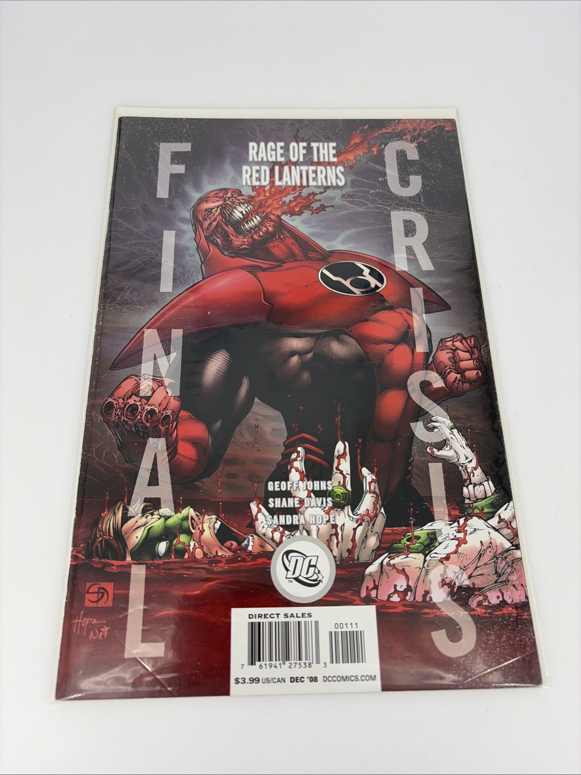 Final Crisis Rage Of The Red Lanterns #1 DC Comics 2008 1st Appearances Final Crisis Rage Of The Red Lanterns #1 DC Comics 2008 1st Appearances