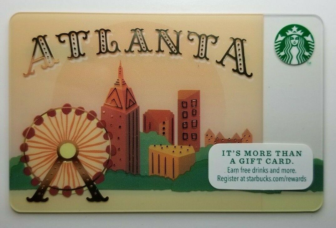 Starbucks Card 6099 - Atlanta 2014