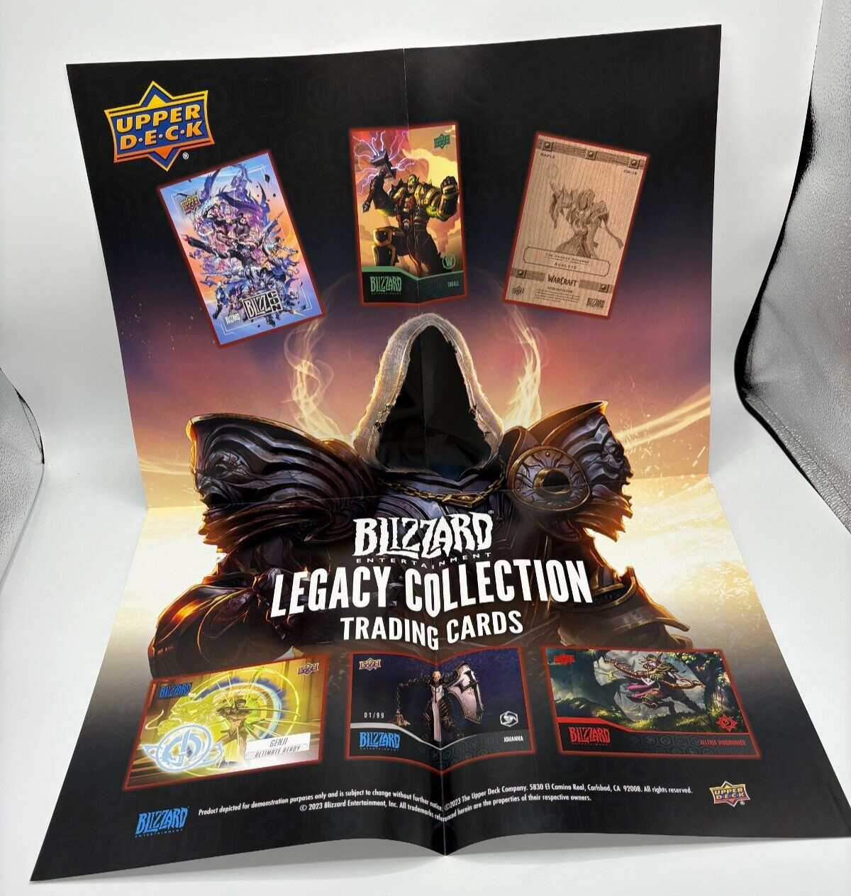 Blizzard Legacy Collection Upper Deck Trading Cards Poster 20x28