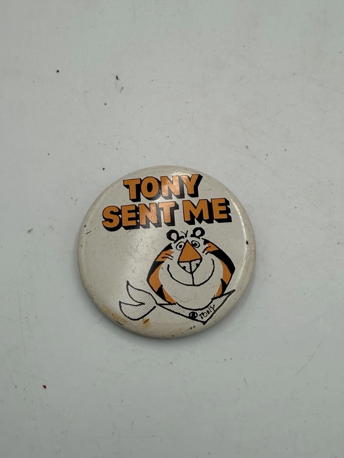 Vintage Tony The Tiger Button 2” Kellogg’s Frosted Flakes