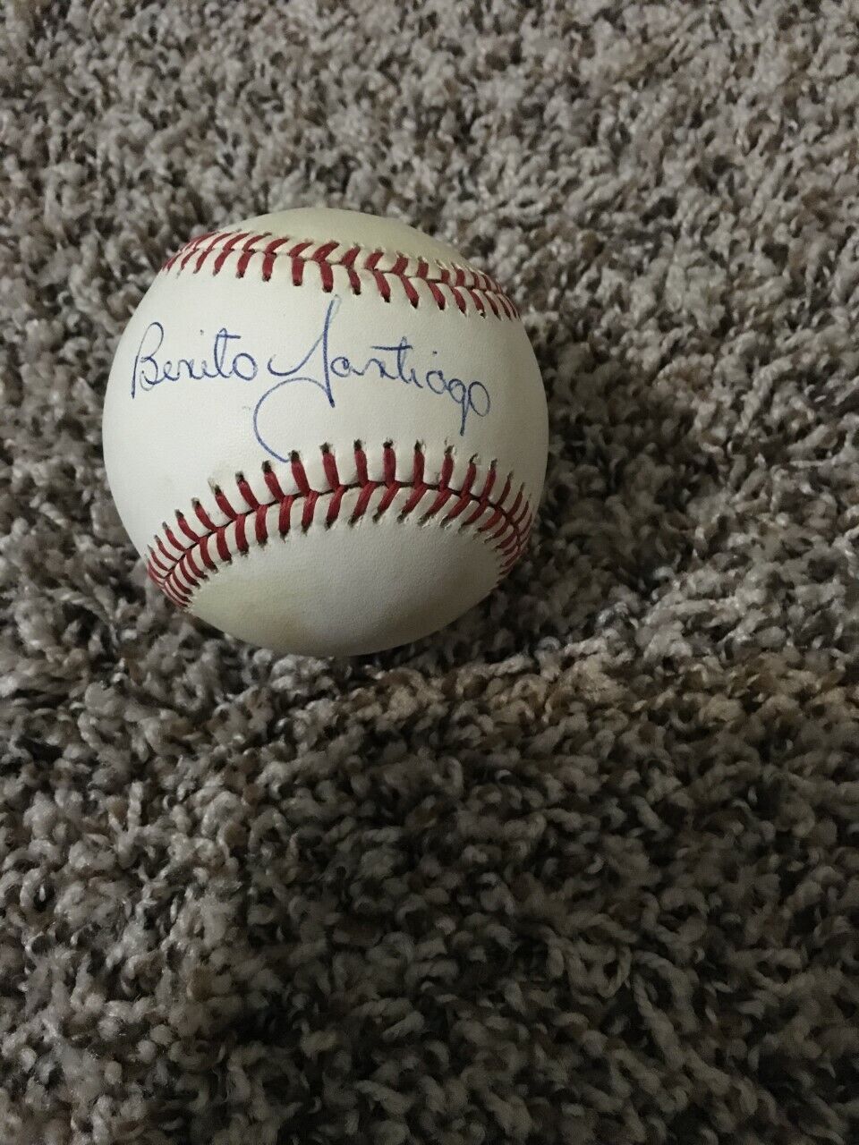 Benito Santiago Autographed Signed Baseball Padres MLB
