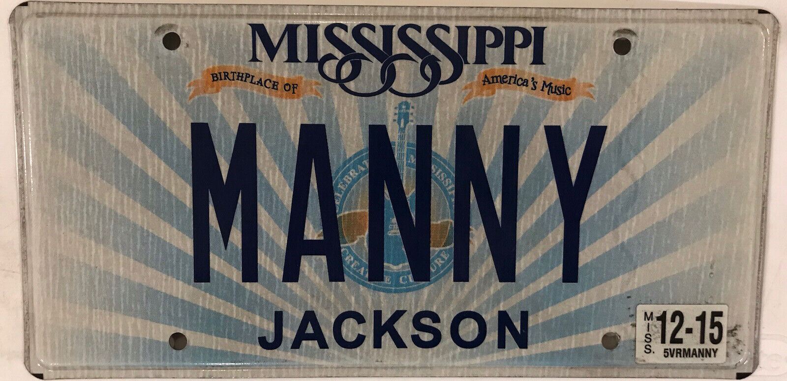 Vanity MANNY MANUEL EMMANUEL license plate Manie Manolo Emanuel Immanuel Manu