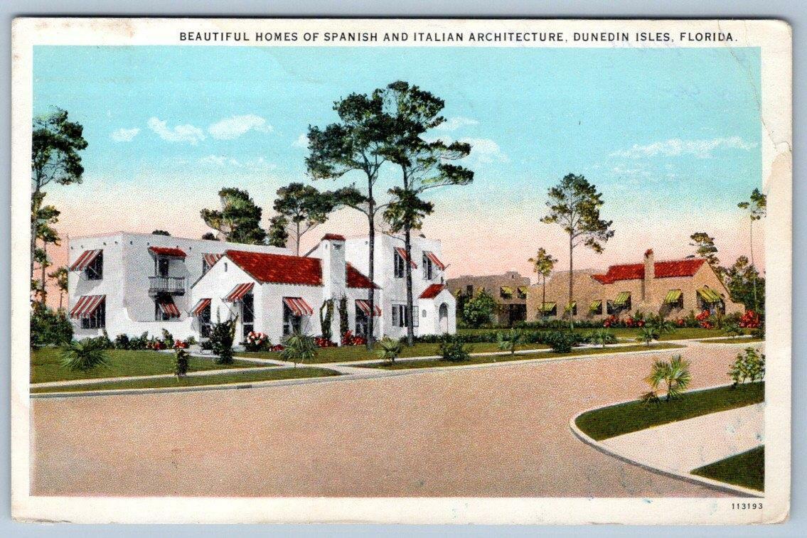1937 DUNEDIN ISLES FLORIDA*FL*BEAUTIFUL HOMES OF SPANISH & ITALIAN ARCHITECTURE*