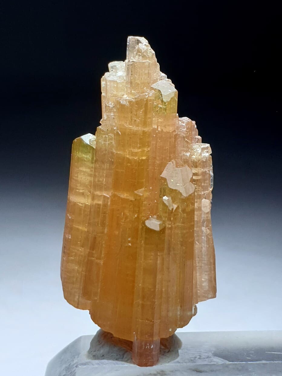 An Amazing Bicolor Terminated Tourmaline Bunches An Amazing Bicolor Terminated Tourmaline Bunches