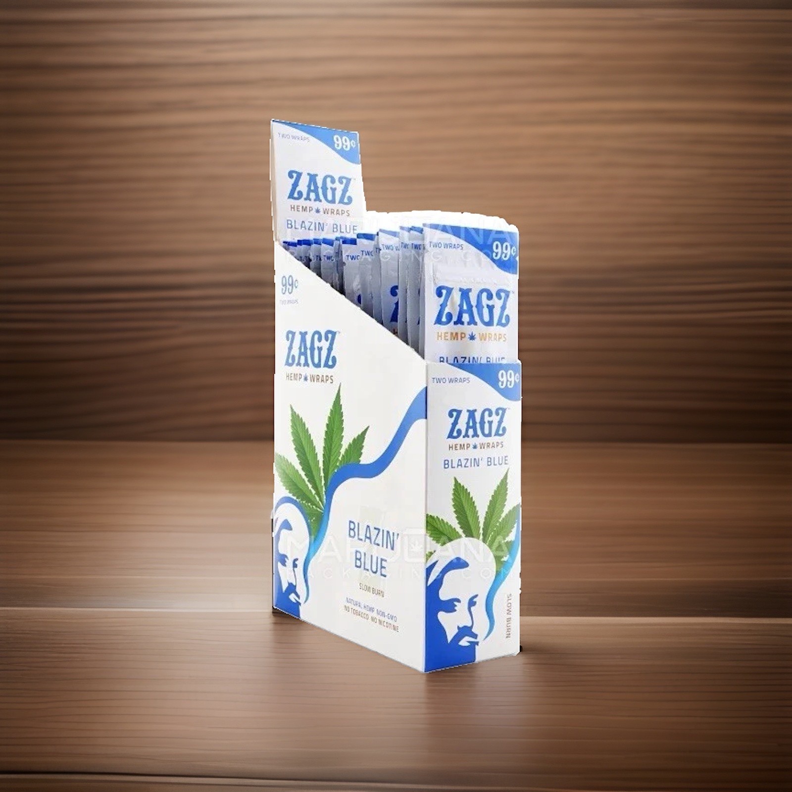 ZAGZ Rolling Paper Organic Wrap BLAZIN BLUE Full Box 25 PACK Karma 50 Wraps NEW ZAGZ Rolling Paper Organic Wrap BLAZIN BLUE Full Box 25 PACK Karma 50 Wraps NEW