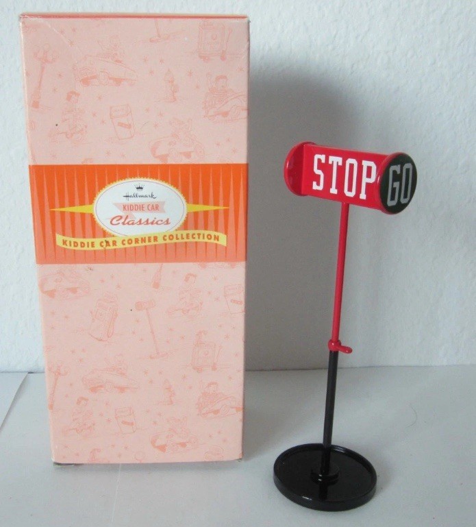 Hallmark Kiddie Car Classics / Kiddie Car Corner Collection. Vintage Stop Sign Hallmark Kiddie Car Classics / Kiddie Car Corner Collection. Vintage Stop Sign