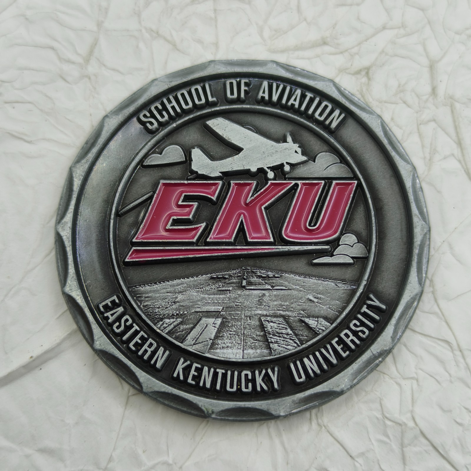 Aviation Eastern Kentucky University School Challenge Coin