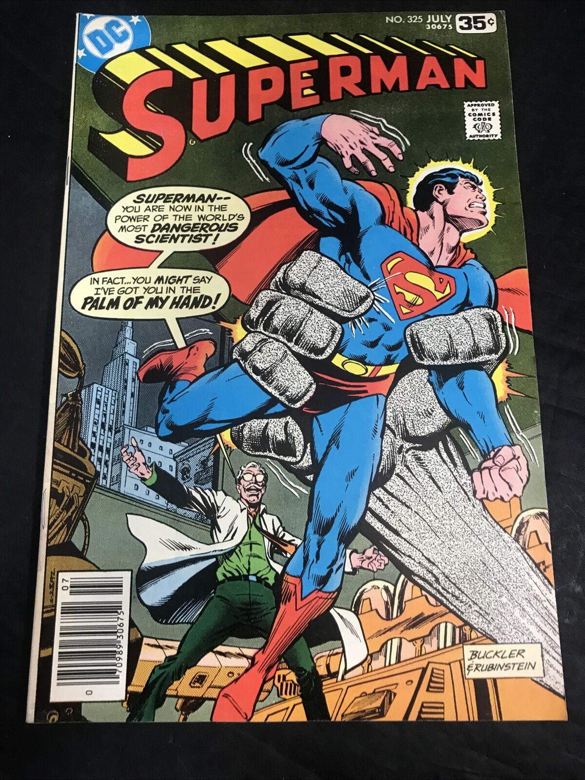 Superman # 325 DC Comics July 1978 VF Vintage Comic Book