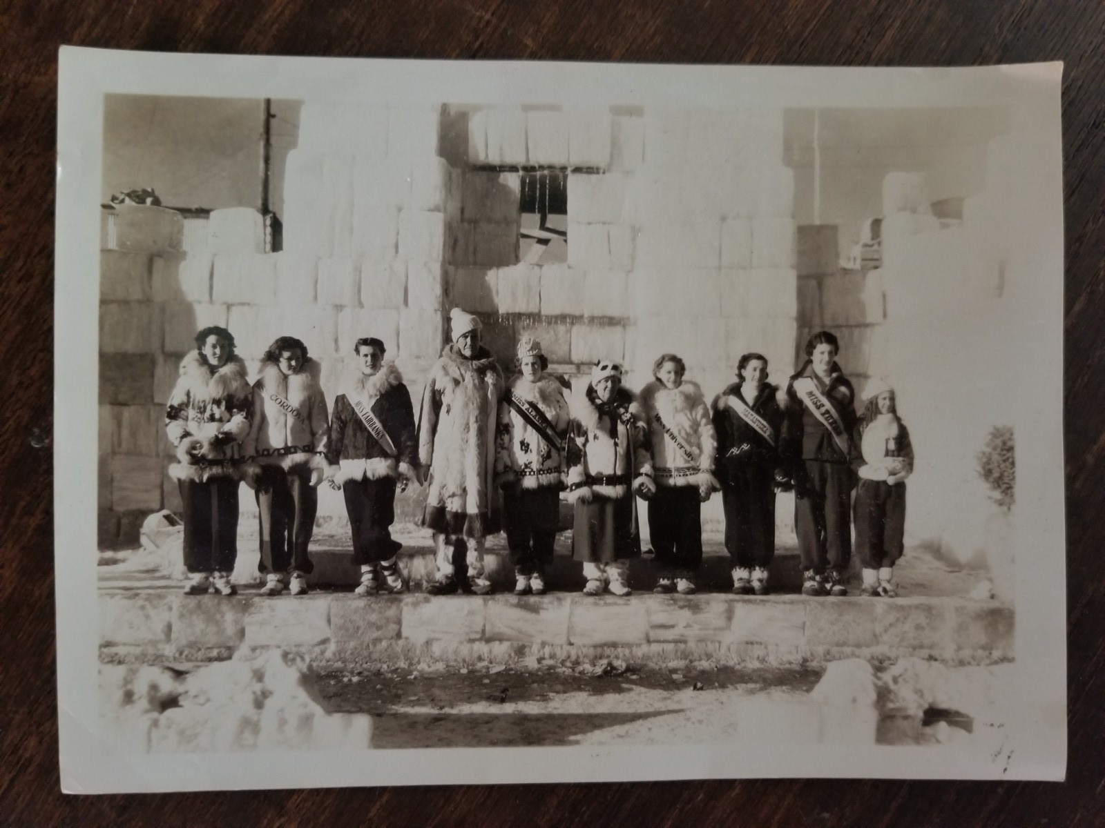 Rare Original Photograph OOAK Fairbanks Alaska Ice Carnival and Dog Derby 1938 Rare Original Photograph OOAK Fairbanks Alaska Ice Carnival and Dog Derby 1938