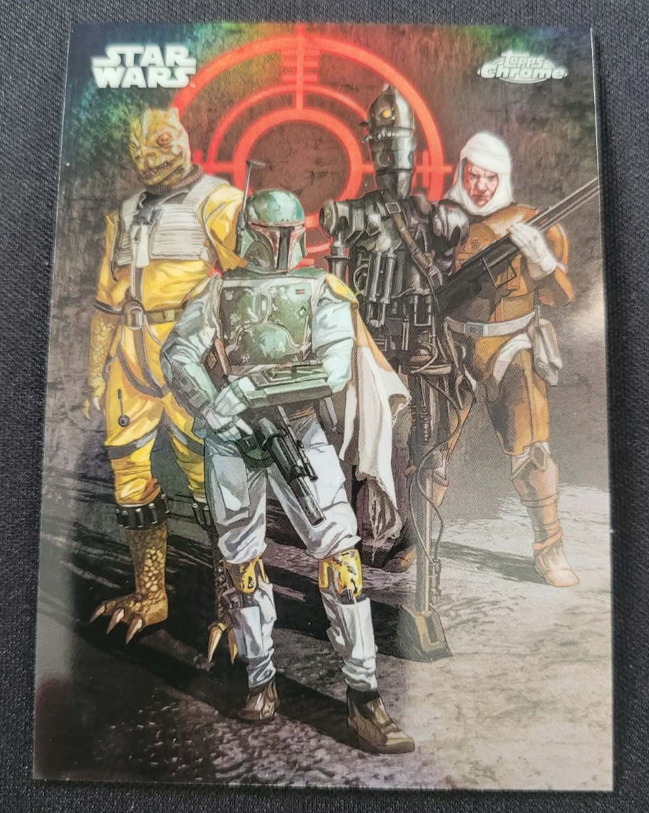 2026 Topps Chrome Star Wars Factions Bounty Hunters SQUAD-1 2026 Topps Chrome Star Wars Factions Bounty Hunters SQUAD-1