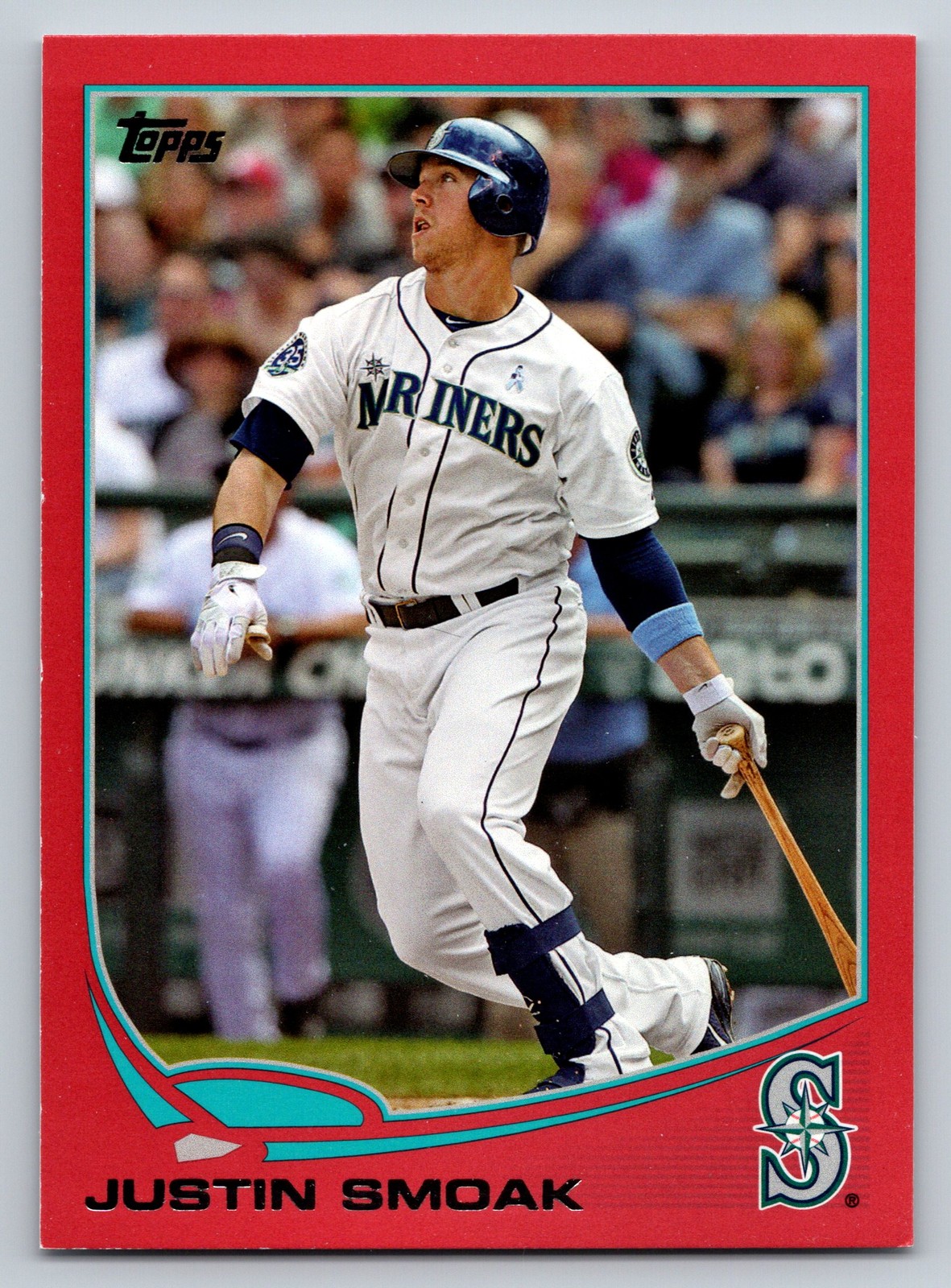 2013 Topps #512 Justin Smoak Red 2013 Topps #512 Justin Smoak Red